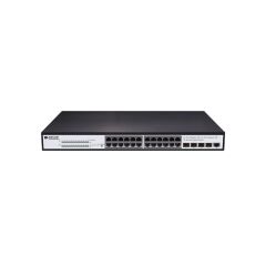 BDCOM S2500-24P4S 24 PORT 10/100/1000 24 PORT POE 4 X SFP 370W LAYER 3 YÖNETİLEBİLİR RACK MOUNT SWITCH