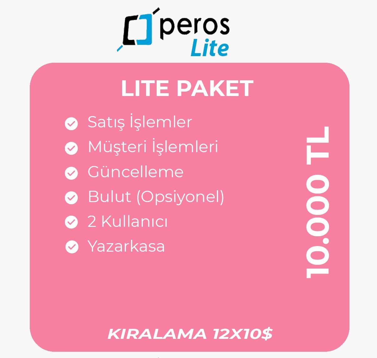 PEROS LİTE YAZILIM
