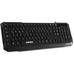 EVEREST KM-515 TÜRKÇE USB STANDART SİYAH Q KLAVYE+MOUSE