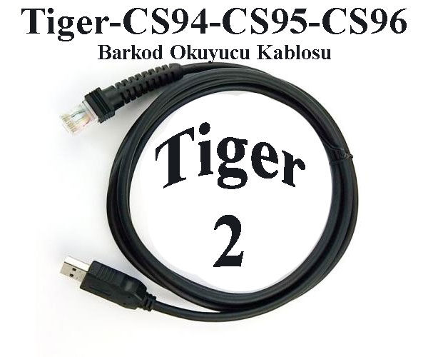 KABLO-TİGER CS94-CS95-CS96 BARKOD OKUYUCU KABLOSU