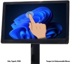 MNT-11.6” FHD'' TAZGA  HDMI DOKUNMATIK MÜŞTERİ EKRANI