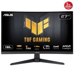 ASUS TUF GAMING VG27VQ3B 27'' 1MS 180Hz 1920x1080 DP/HDMI CURVED GAMING MONITOR