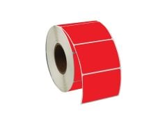 50X30 TERMAL ETİKET KIRMIZI 1000 SARIM