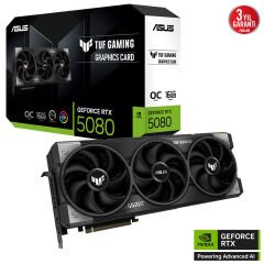 ASUS TUF-RTX5080-O16G-GAMING RTX5080 16GB GDDR7 256Bit 3xDP/1xHDMI
