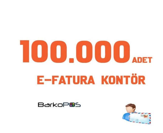100.000 ADET E-FATURA KONTÖR