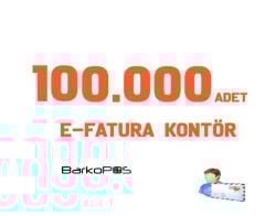 100.000 ADET E-FATURA KONTÖR