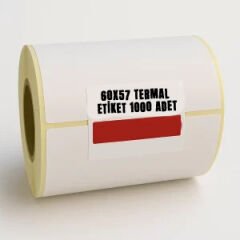60X57 TERMAL ETİKET 1000 ADET (60X57) TERAZİ