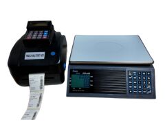 DXP-400 TERAZİ UYUMLU ETİKET YAZICI (EKRANLI 500 PLU ÜRÜN HAFIZALI)