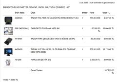 BARKOPOS PLUS PAKET BİLGİSAYAR, YAZICI, OKUYUCU, ÇEKMECE 18.5''