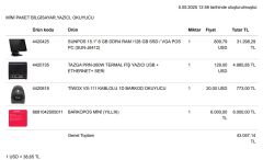 MİNİ PAKET BİLGİSAYAR,YAZICI, OKUYUCU,