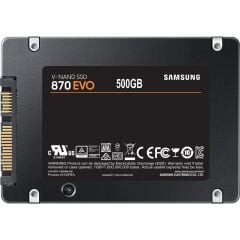 SAMSUNG 870 EVO 500GB 560/530MB/s 2.5'' SATA3 SSD MZ-77E500BW