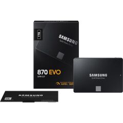 SAMSUNG 870 EVO 1TB 560/530MB/s 2.5'' SATA3 SSD MZ-77E1T0BW