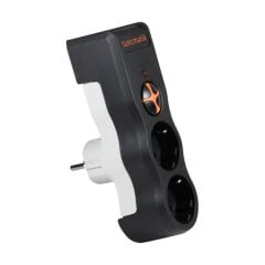 TUNÇMATİK POWERSURGE TSK19022 1050 JOULES 2'Lİ SİYAH AKIM KORUMALI PRİZ