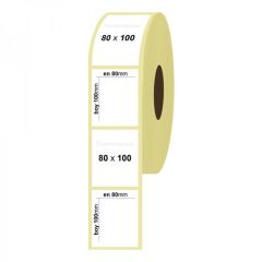 80X100 WELLUM KUŞE ETİKET 500 LÜ