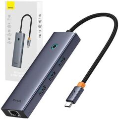 BASEUS B00052807813-00 TYPE-C TO 4K HDMI/USB 3.0/+ 6IN1 ÇEVİRİCİ HUB