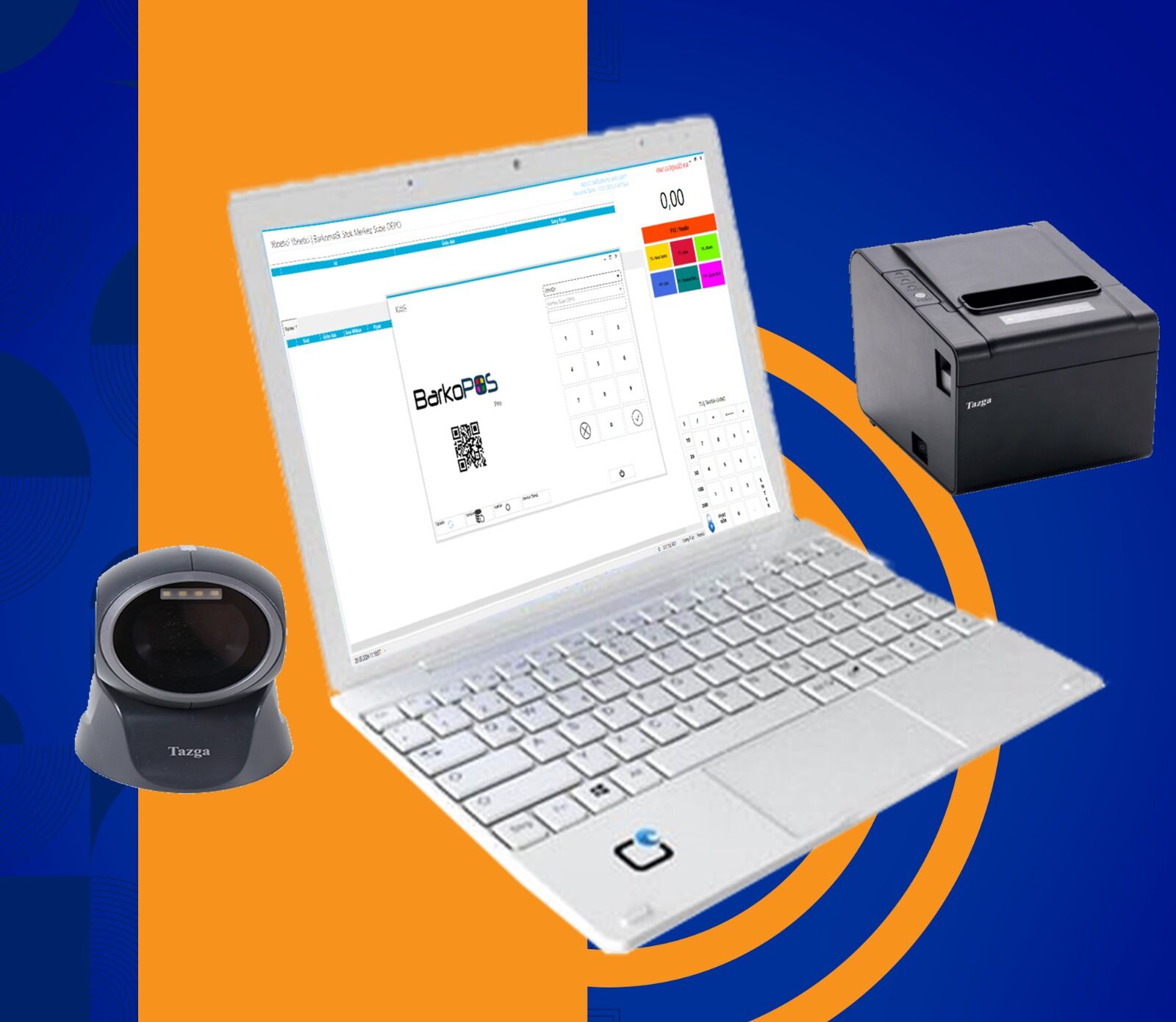 WINDOWS PC + MINI YAZILIM + FİŞ YAZICI + MASA OKUYUCU PAKET OTOMASYON