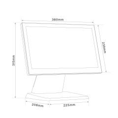 JETVIEW X3 15.6 ''AND 11 POS PC 4/32 S+W