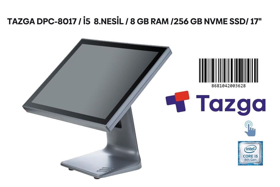 TAZGA 17'' İ5  8. NESİL / 8 GB RAM /256 GB NVME SSD/ (DPC-8017)