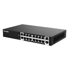 TENDA S218GPC-BH 18 PORT 10/100 16 PORT POE 2 PORT UPLINK 167W YONETILEMEZ DESKTOP SWITCH