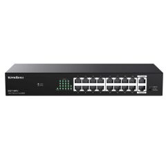 TENDA SG118PC 18 PORT 10/100/1000 16 PORT POE 2 PORT UPLINK 167W YONETILEMEZ DESKTOP SWITCH