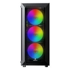 GAMEBOOSTER RAIDER GBE651B 650W 80+ 4x12CM FAN E-ATX USB3.0 GAMING KASA