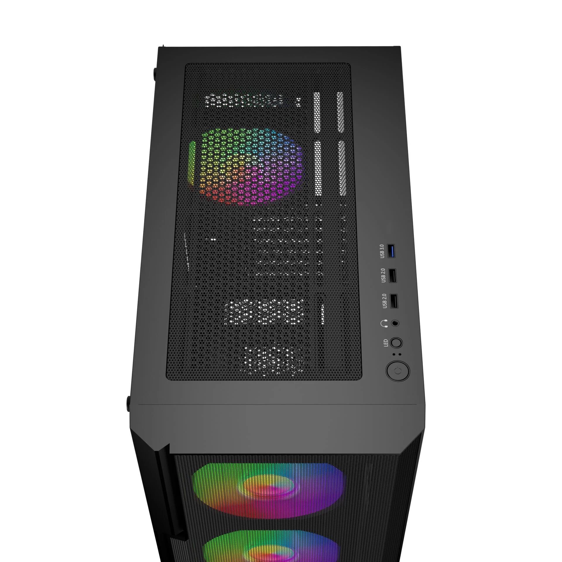 GAMEBOOSTER CRUX GBE650B 650W 80+ 4x12CM FAN E-ATX USB3.0 GAMING KASA