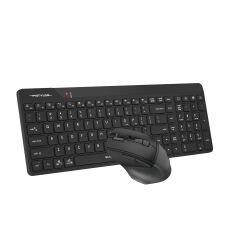 A4 TECH FG2400 AIR2 KABLOSUZ MULTİMEDYA SİYAH SESSİZ Q KLAVYE+MOUSE
