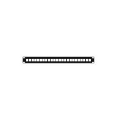 AGER AC-610-24 MODULER UTP/FTP CAT6/CAT6A 24 PORT BOŞ 1U ZIRHLI PATCH PANEL