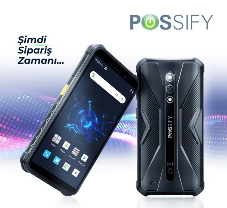 ORDERPRO 4+4 RAM 64GB  ANDROİD 13 BLACK EL (NFC) TERMİNALİ 5.45''
