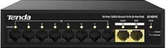 TENDA S106PC 6 PORT 4 PORT POE+ 10/100 MBPS + 2 PORT UPLİNK SWİTCH RACK  4+2