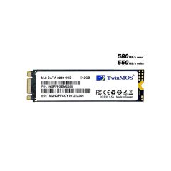 TWINMOS 512GB 580/550MB/s 4mm M.2 2280 SATA 3.0 SSD NGFFFGBM2280 3D-NAND