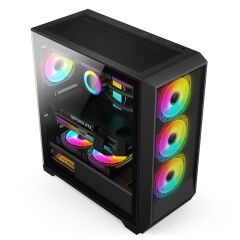 IROMX ORENDA BTX-50G3 500W 4x12CM ARGB FAN ATX 2xUSB2.0/1xUSB3.0 360MM SOĞUTUCU DESTEKLİ SİYAH KASA