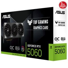 ASUS TUF-RTX5060-O8G-GAMING RTX5060 8GB DDR7 128Bit 3xDP/1xHDMI