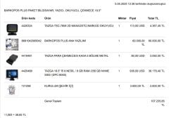 BARKOPOS PLUS PAKET BİLGİSAYAR, YAZICI, OKUYUCU, ÇEKMECE 18.5''