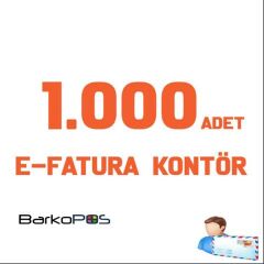 1.000 ADET E-FATURA KONTÖR