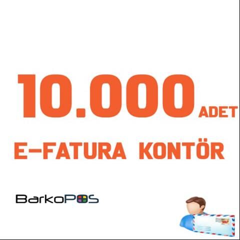 10.000 ADET E-FATURA KONTÖR