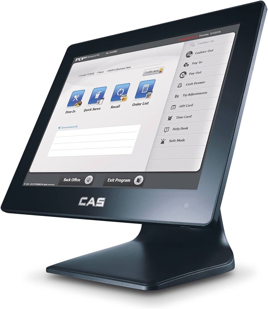 POSBANK APEXA 15'' J1900 / DPC /8 GB RAM / 64 GB SSD/ DPC