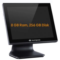 SUNPOS 15.1'' 8 GB DDR4 RAM /256 GB SSD / VGA POS PC (SUN-J6412-1)