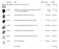 PLUS PAKET BİLGİSAYAR, YAZARKASA,YAZICI, OKUYUCU, ÇEKMECE 15''
