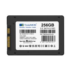 TWINMOS 256GB 580/550Mb/s 2.5'' SATA3 SSD TM256GH2UGL 3D-NAND