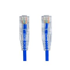 AGER AC-602-0015 15CM UTP SLIM CAT6 PATCH KABLO MAVİ Cu, LSZH AWG 28