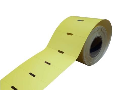 80X38 SARI RAF ETİKETİ(SADECE ORTA GÖZLÜ 80X38) 500 AD.