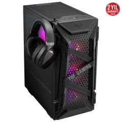 ASUS TUF GAMING GT301 PSU YOK 4x12CM ARGB FAN ATX TEMPERLİ SİYAH GAMING KASA