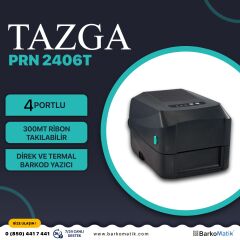 PRN 2406T USB/ETH/SERİ TT BARKOD YAZICI 4 PORTLU