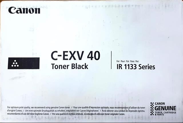 TONER - CANON C-EXV 40 ORJİNAL SİYAH TONER 3480B006(AA)