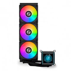 LIAN LI GALAHAD II LCD 360MM LGA1700/AM5 SOKET SİYAH İŞLEMCİ SIVI SOĞUTUCU G89.GA2ALCD36B.00