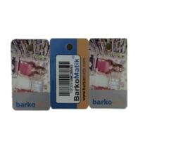 ÜÇLU BASKILI PVC KART  (BARKOMATİK)