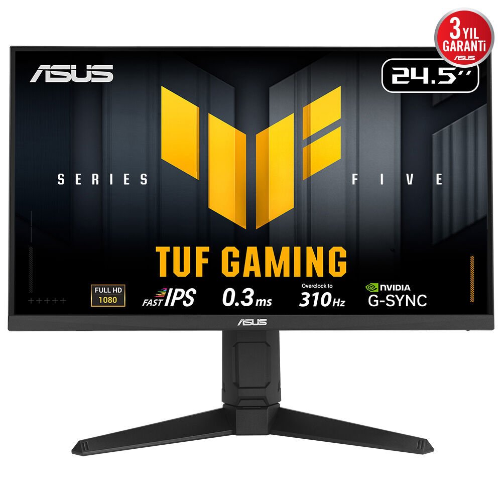 ASUS TUF GAMING VG259QMRL5A 24.5'' 0.3MS 310HZ 1920x1080 2xHDMI/DP PIVOT MM FAST IPS MONITOR