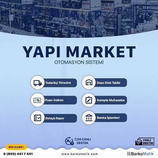BARKOPOS YAPI MARKET OTOMASYON SİSTEM YAZILIMI